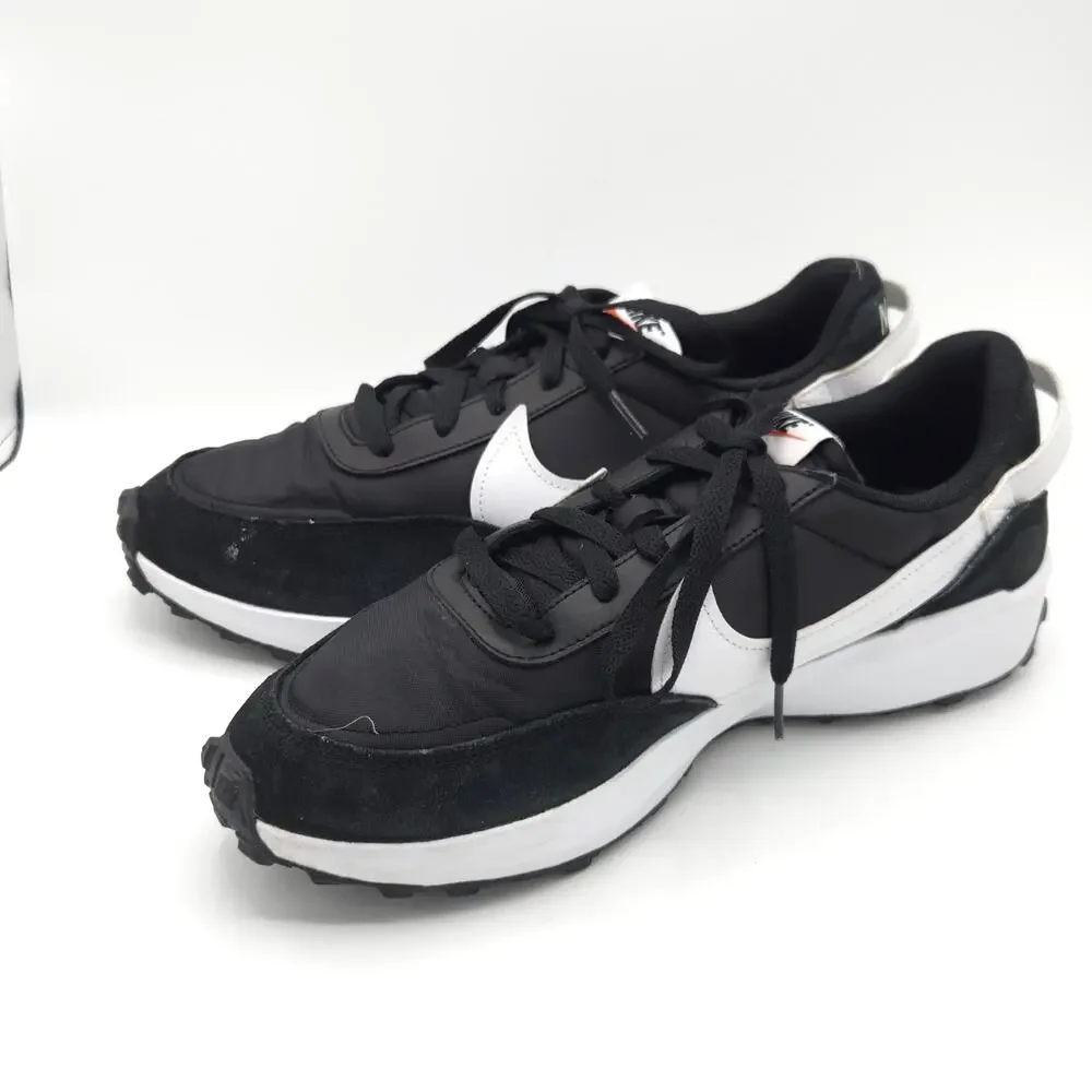 Nike Waffle Debut Mens  Black White DH9522-001 black white Sneaker size 9.5